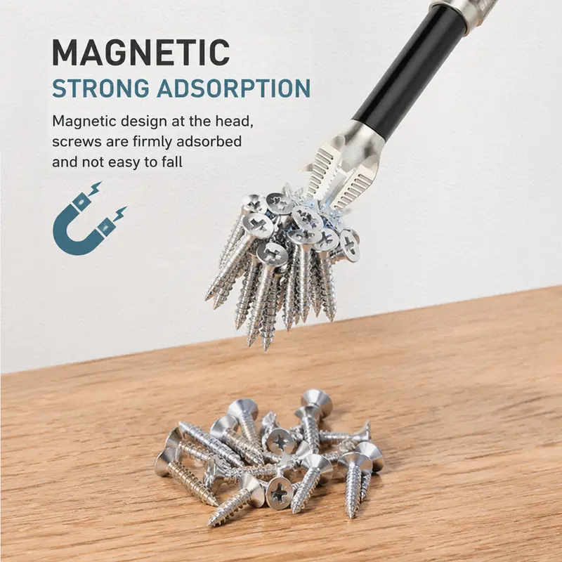 Impact-Resistant Magnetic Screwdriver Bits, Anti-Slip Power Tool Bit Set for Home Maintenance & DIY