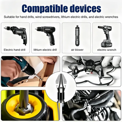 Impact-Resistant Magnetic Screwdriver Bits, Anti-Slip Power Tool Bit Set for Home Maintenance & DIY