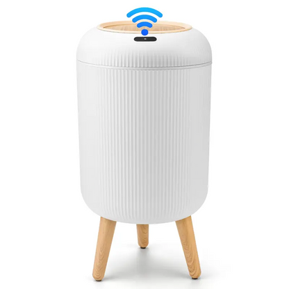 Smart Automatic Trash Can with Motion Sensor – Touchless Waterproof Garbage Bin, Space-Saving Nordic Wastebasket for Bathroom, Kitchen, Office & Home