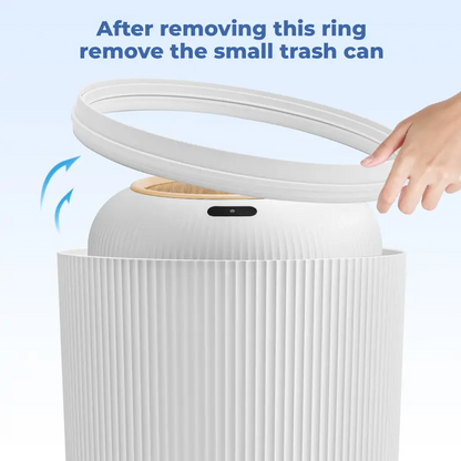 Smart Automatic Trash Can with Motion Sensor – Touchless Waterproof Garbage Bin, Space-Saving Nordic Wastebasket for Bathroom, Kitchen, Office & Home