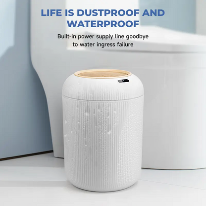Smart Automatic Trash Can with Motion Sensor – Touchless Waterproof Garbage Bin, Space-Saving Nordic Wastebasket for Bathroom, Kitchen, Office & Home